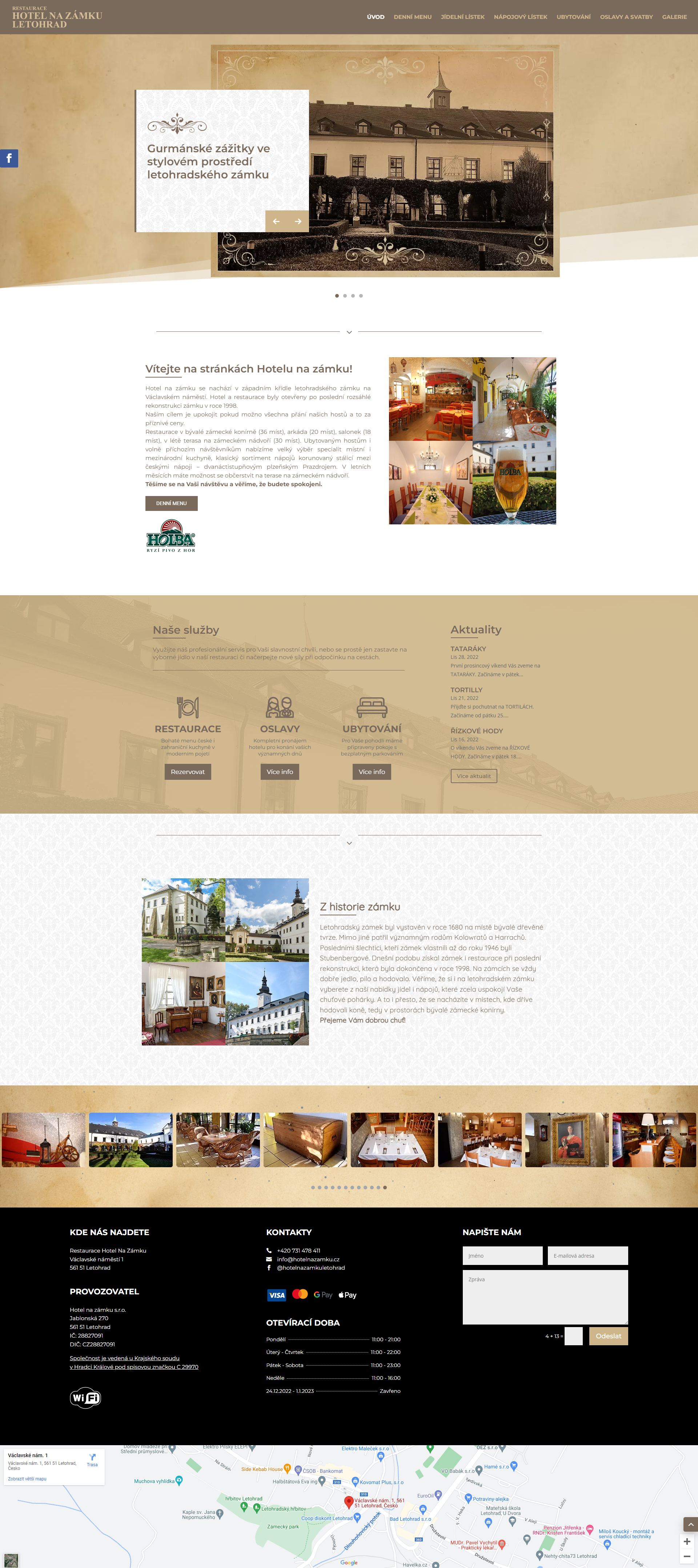 Hotel na Zámku Letohrad