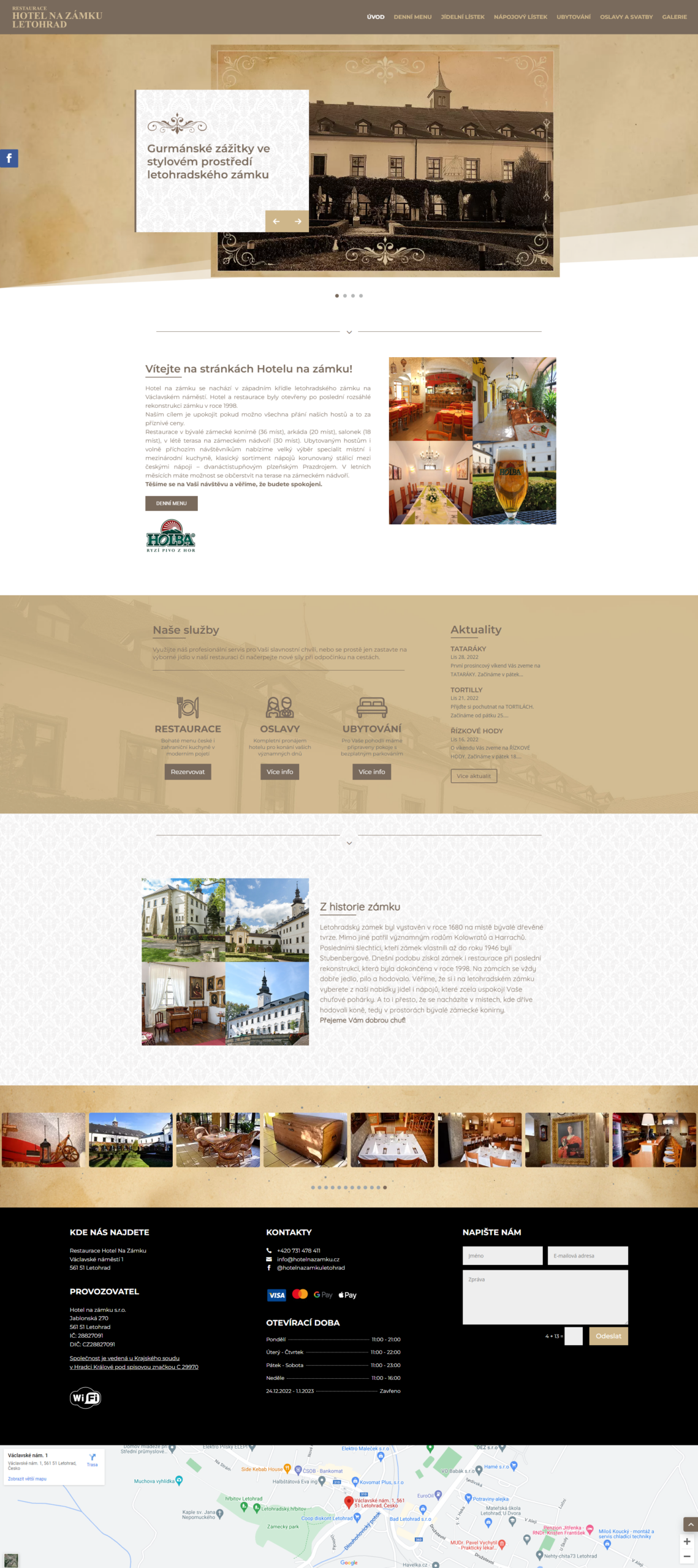 Hotel na Zámku Letohrad